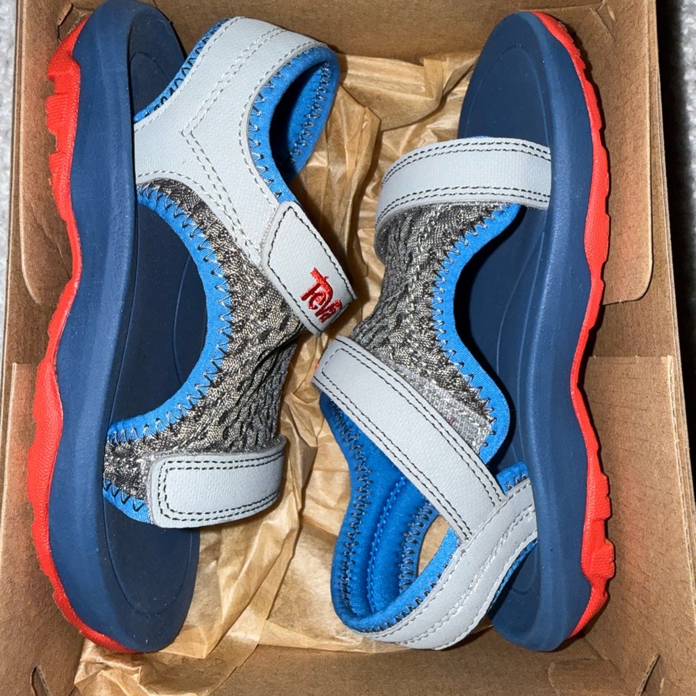 Teva Kids' Blue and Red Sandals